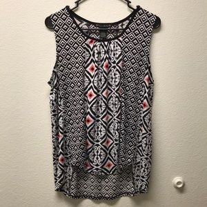 ABSTRACT PRINT TANK TOP